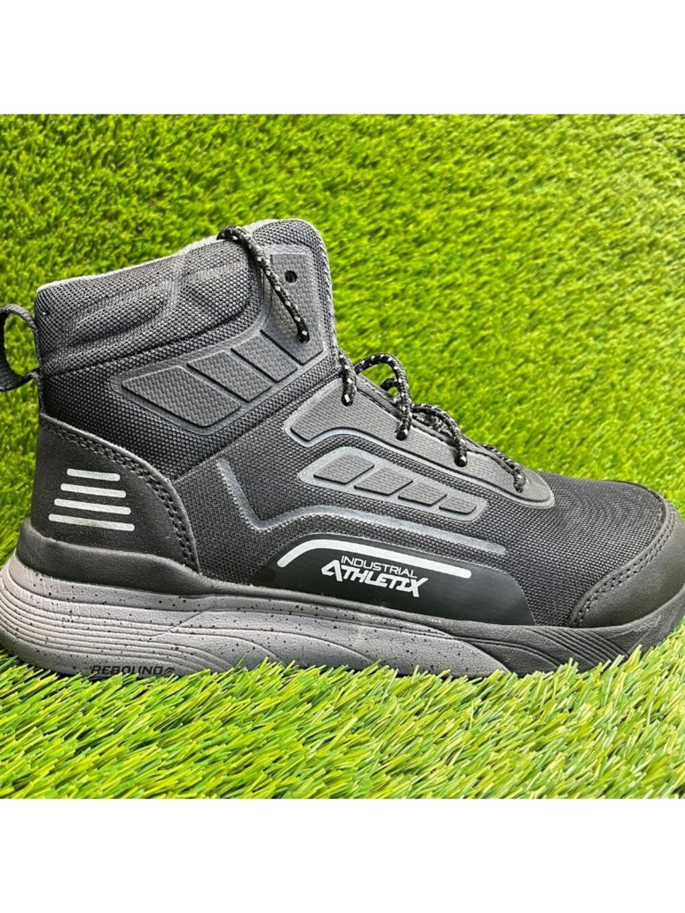 Rocky Industrial Athletix Hi Womens Size 10 Black Composite Toe Safty Work Boots